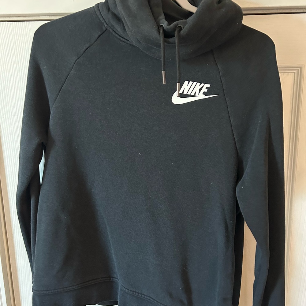Nike Charcoal Hoodie with Red Tag